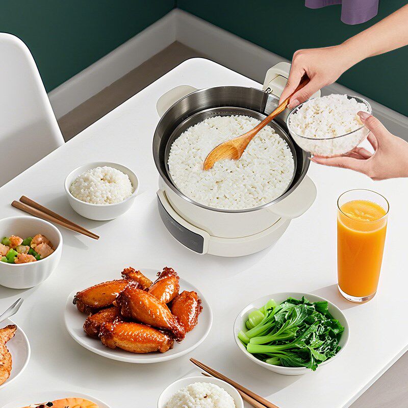 升降式多功能家用智能低糖电饭煲全自动电L饭煲米汤分离电饭锅米