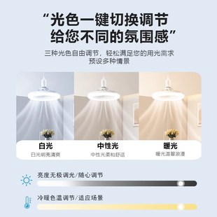 风扇灯led家用卧室灯餐厅吸顶吊B灯浴霸e27螺口挂壁照明一体二合