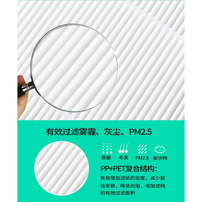适配远大b新风机HEPA网FE1 FE2 FD2 FE5 FE6PRO空气净化滤芯除雾