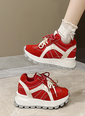 RA9909 新款轻奢阿甘鞋欧货德训鞋拼色系带休闲运动鞋