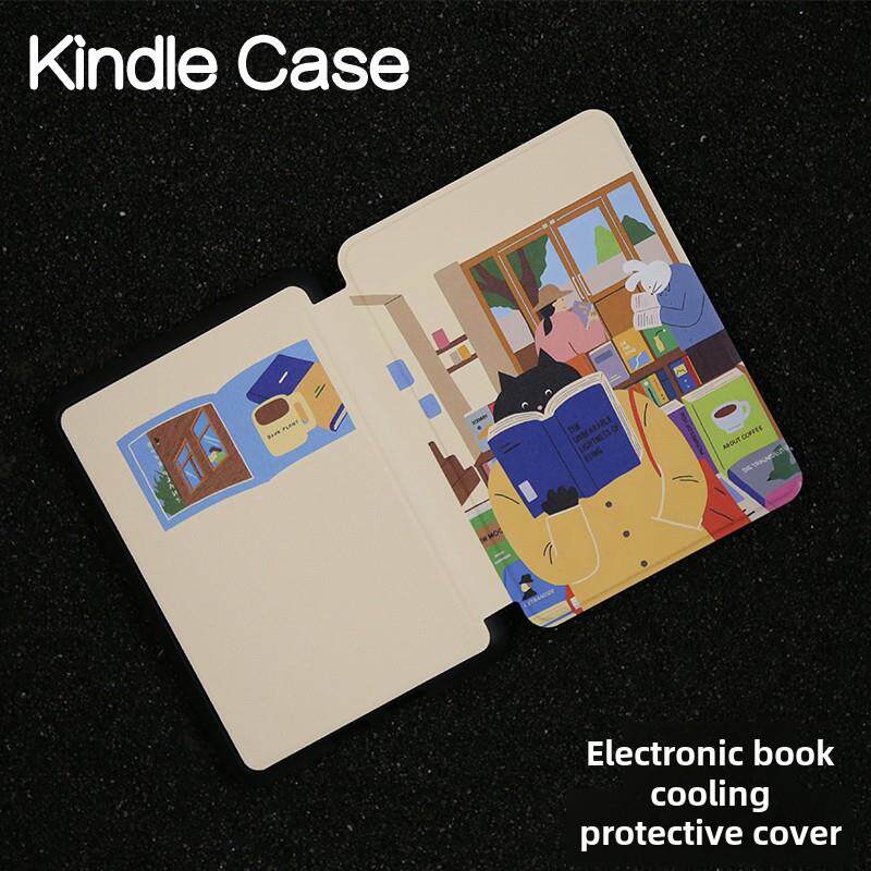 书城Kindle保护套纸白4/3/2全新Kpw6/5手持式硬壳青少年版Kinddel