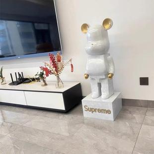 网红暴力熊落地大摆件客厅电视柜旁存钱罐家居装 业礼 饰品乔迁开