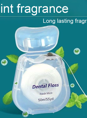 Orthodontic cleaning, interdental floss rolling,mint flavor