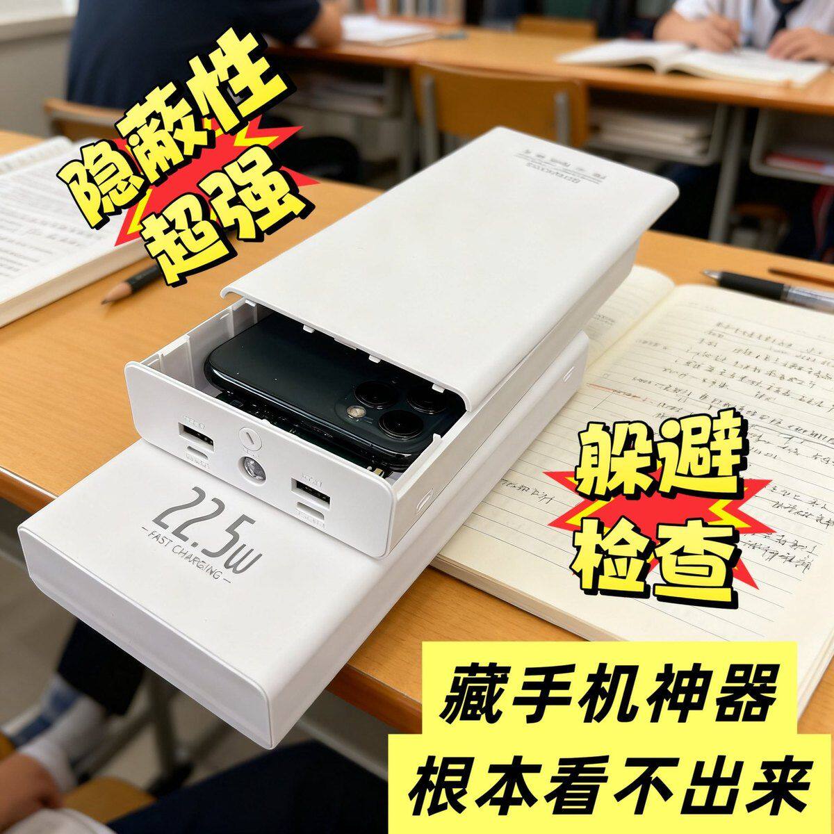 可以藏手机的神器学生专用电池盒