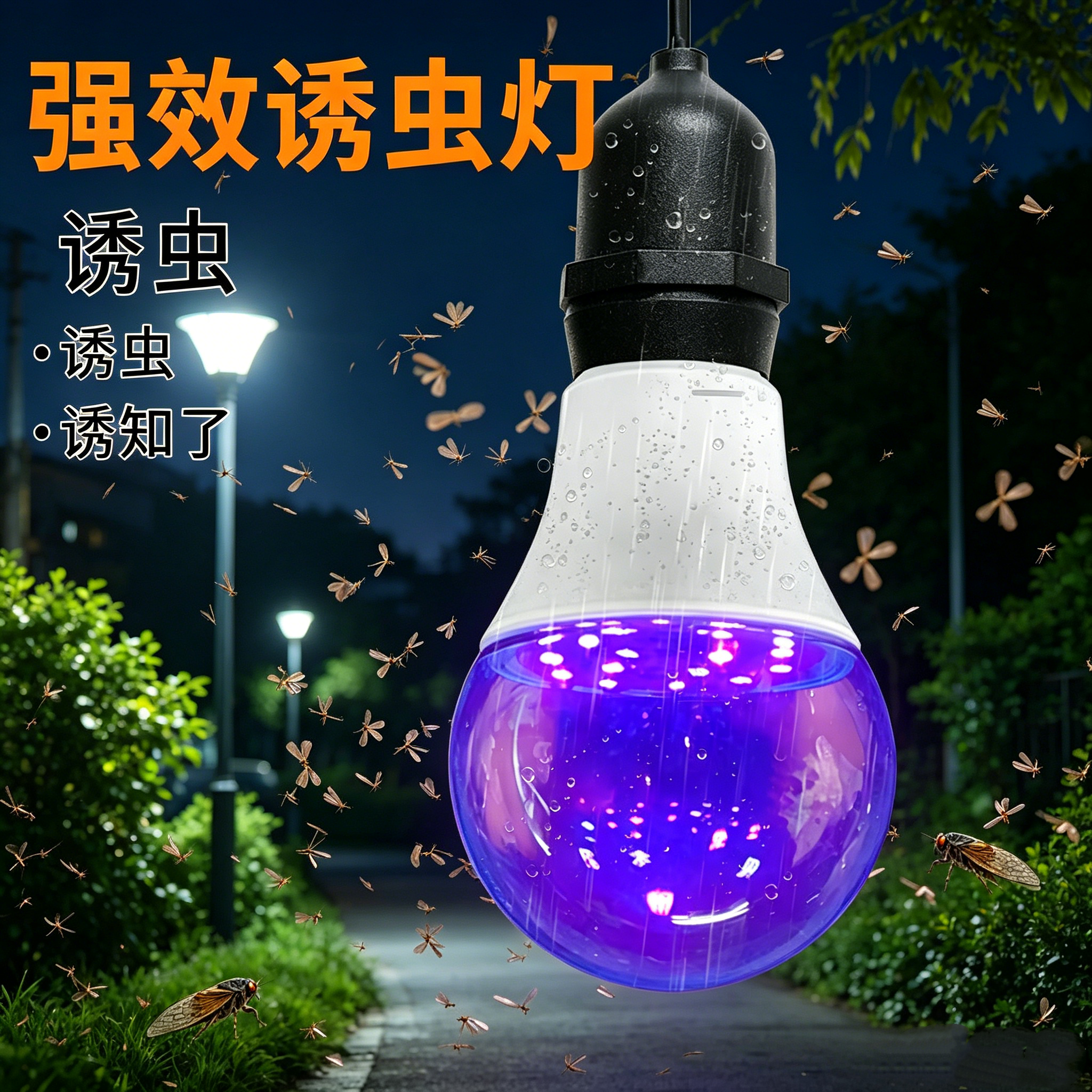 抓知了诱蝉神器知了诱捕灯诱虫灯