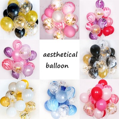 速发派球生日布置成人气对装庆婚饰婚礼婚房装饰透明玛瑙气球