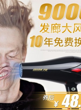 速发发吹风机家用电廊专用理发店000w风士生大功率5000w大男力风