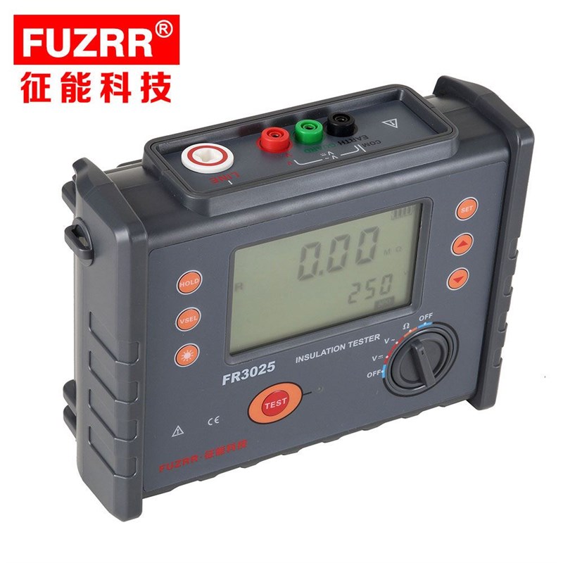 现货速发。征能FR02电5E/025数字兆欧表高压绝缘兆欧表5000V子摇