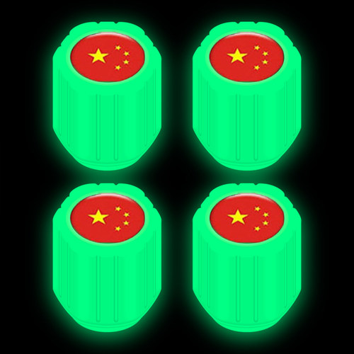 夜光轮胎气嘴帽汽车轮胎气门嘴帽盖摩托车用创意实用气门芯中国