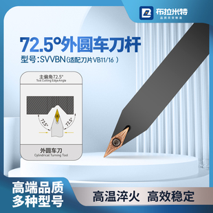 2020K11 H11 1616 尖刀外圆车刀杆数控VBGT11030204刀片SVVBN1212