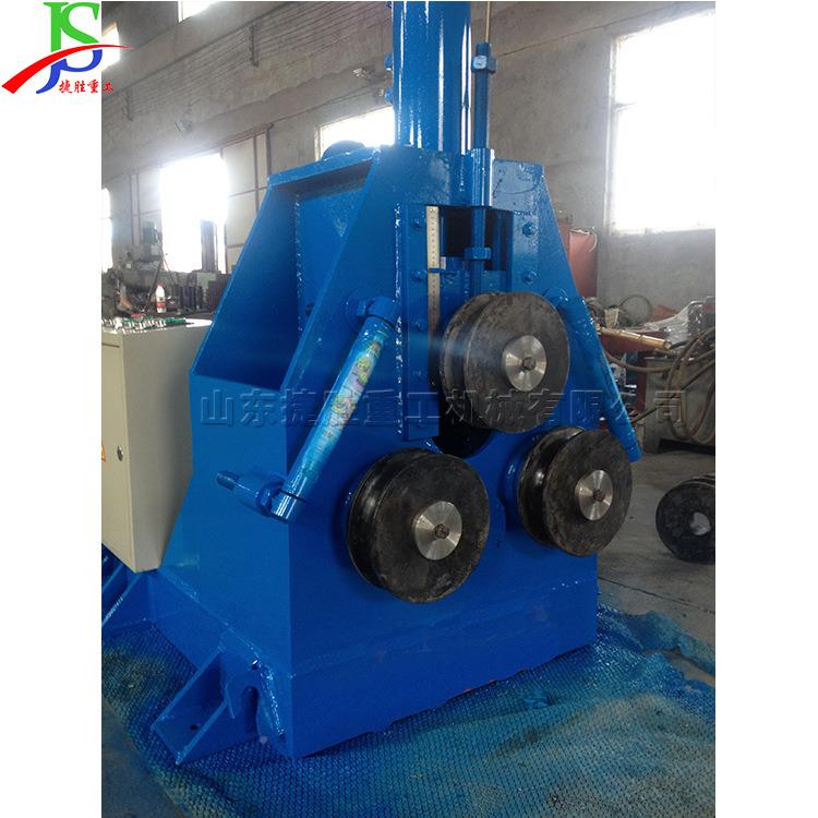 工圈业不锈钢管盘管机 型金属材打机 kw立式槽钢角7钢盘圆机