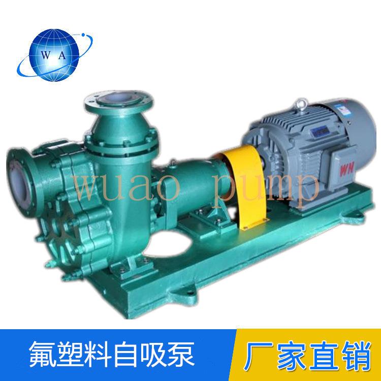 FZB型氟合金氟泵塑料F4吸6耐931腐蚀化工自泵 废水提升 药加泵