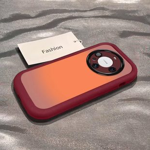 适用华为mate80pro手机壳m70晕染pura80pro渐变彩绘m60全包防摔mate50pro高级感新女款 保护套p80 简约mt80pro