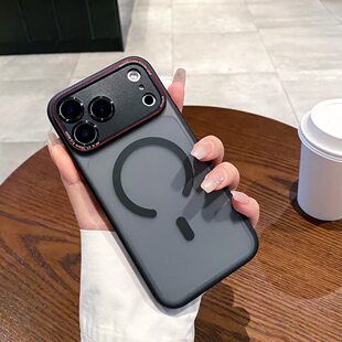 手机壳新款iPhone17pro高级感女15promax液态硅胶简约女14plus超薄镜头全包13pm磁吸12防摔
