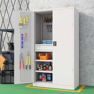 重型工具柜车间用加厚物件工具储物柜工厂铁皮柜汽修厂零件收纳柜