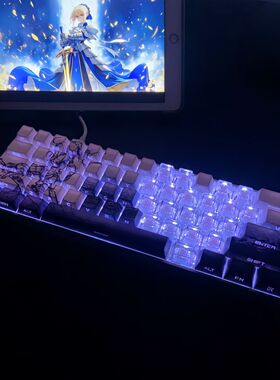 Saber2.0键帽侧刻个性创意高颜值透光ace68 x87 a75 jet75 atkrs6