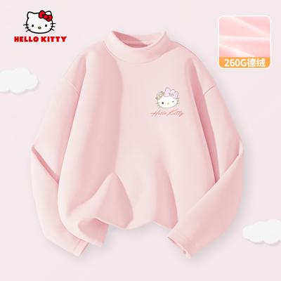 女童打底衫半高领长袖t恤