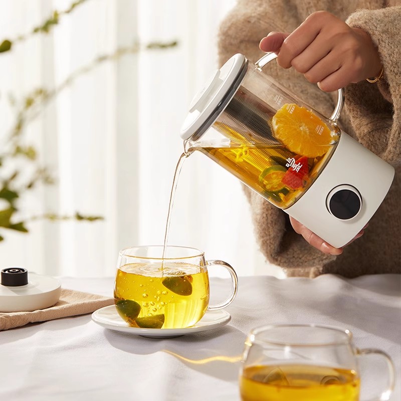 鸣盏奶茶机咖啡机迷你港式煮茶器家用养生壶花茶煮茶器奶盖机新款