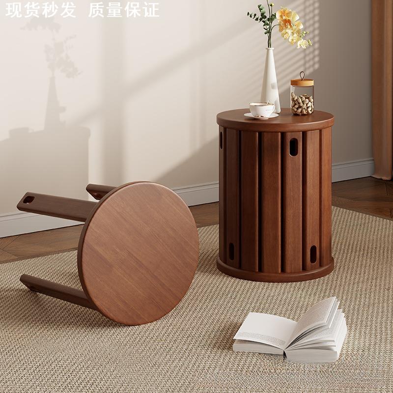 堆叠凳实木组合家用可摞放可拆分