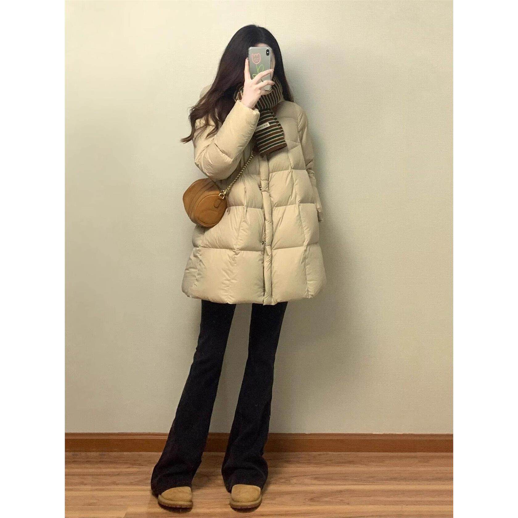 棉服女中长款冬2025宽松加厚高级感显瘦不臃肿小个子加厚保暖外套,个性定制/设计服务/DIY,棉服工装,淘宝优惠券,粉丝福利购,淘宝优惠卷