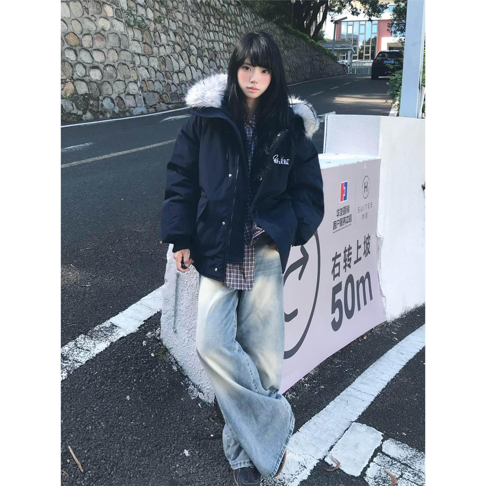 美式覆古工装派克羽绒棉服女2025年冬季新款情侣加厚宽松棉袄外套,个性定制/设计服务/DIY,棉服工装,淘宝优惠券,粉丝福利购,淘宝优惠卷