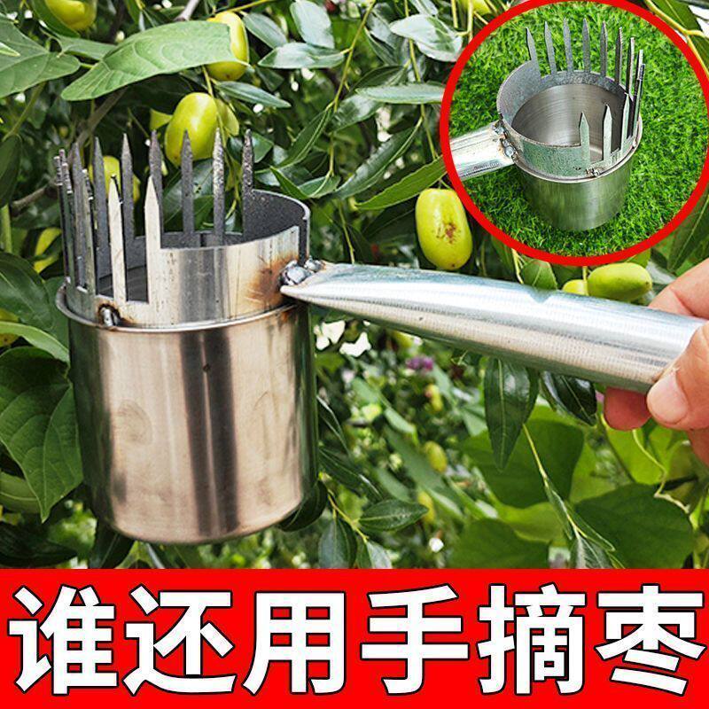 摘酸枣专用神器摘果器不锈钢采果器摘花椒摘蓝莓摘果子摘番茄工具