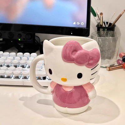 hellokitty陶瓷杯凯蒂杯子