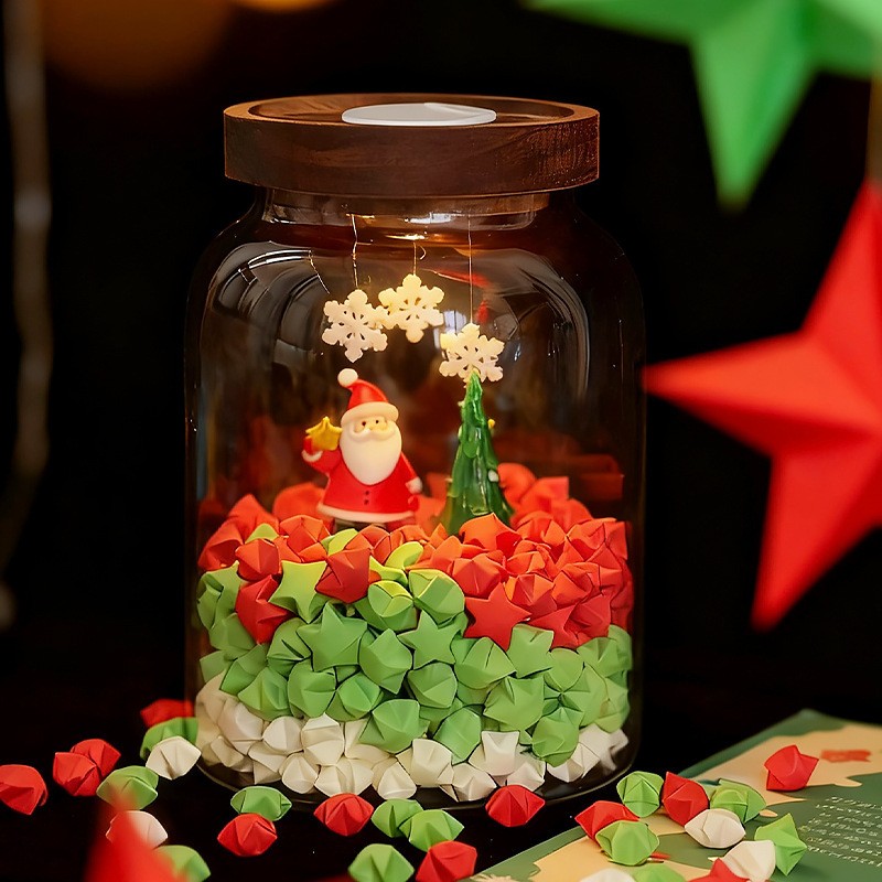 圣诞礼物星星许愿瓶拍拍小夜灯氛围感生日礼物送女生闺蜜实用礼物