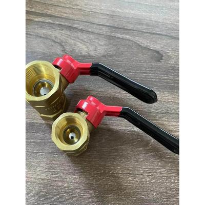 全铜球杆一体球阀4分6分阀门水阀加厚丝扣螺纹开关水管配件截止阀