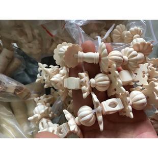 广东 香草装 饰葫芦绣眼金青笼子用 白色好看 小鸟笼葫芦配件