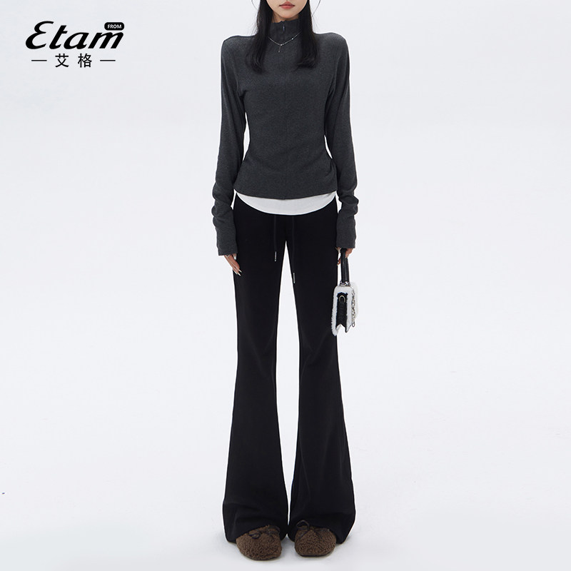 lulu同款微喇叭瑜伽卫裤女加绒2025冬季新款美式运动休闲裤子,女装/女士精品,休闲裤,淘宝优惠券,粉丝福利购,淘宝优惠卷