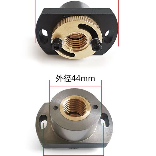 线切割配件大全 快走丝苏州三光机滚珠丝桶丝杆螺母M18*1*355包邮