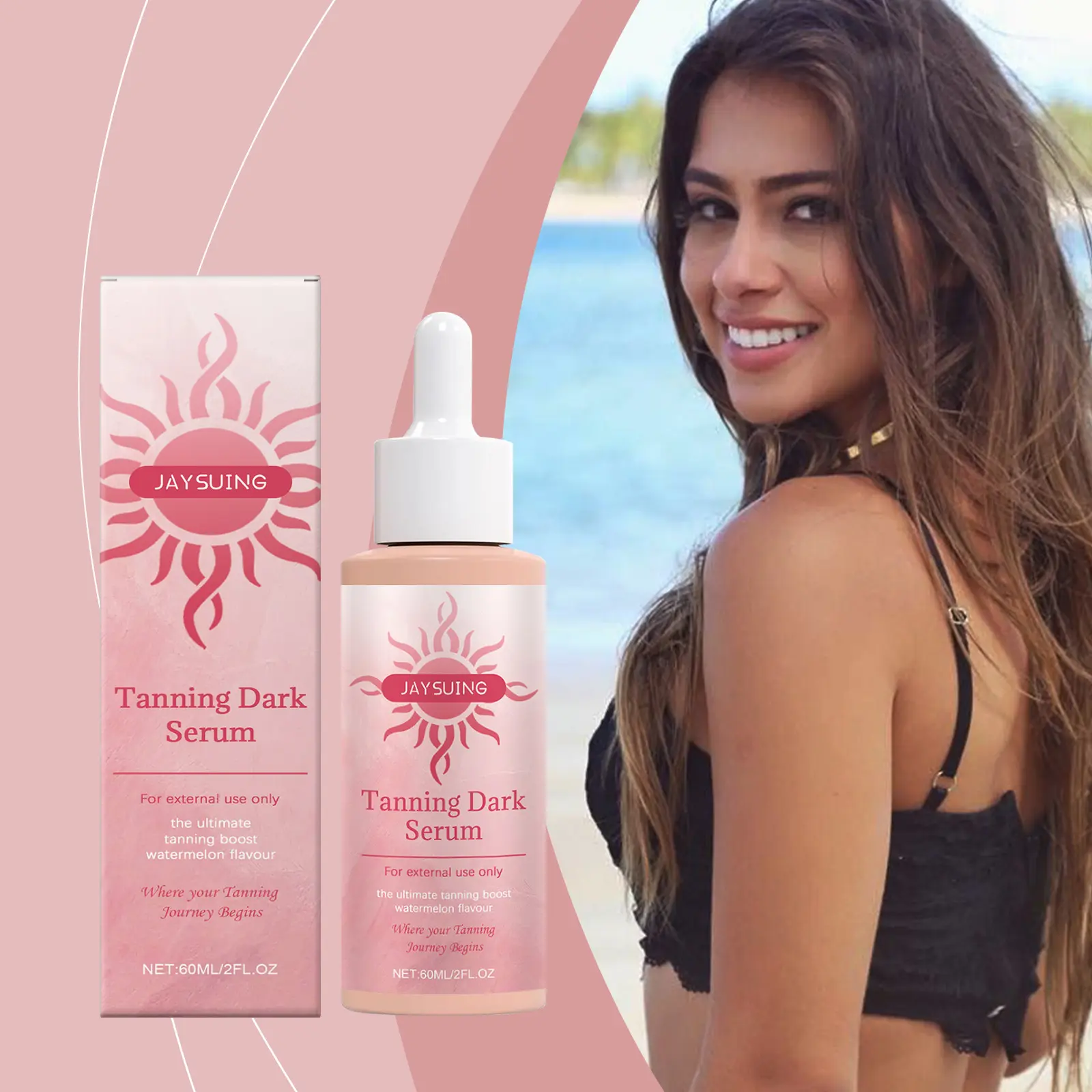 Sunless Tanning Serum Moisturising & Hydrating Outdoor Sunle