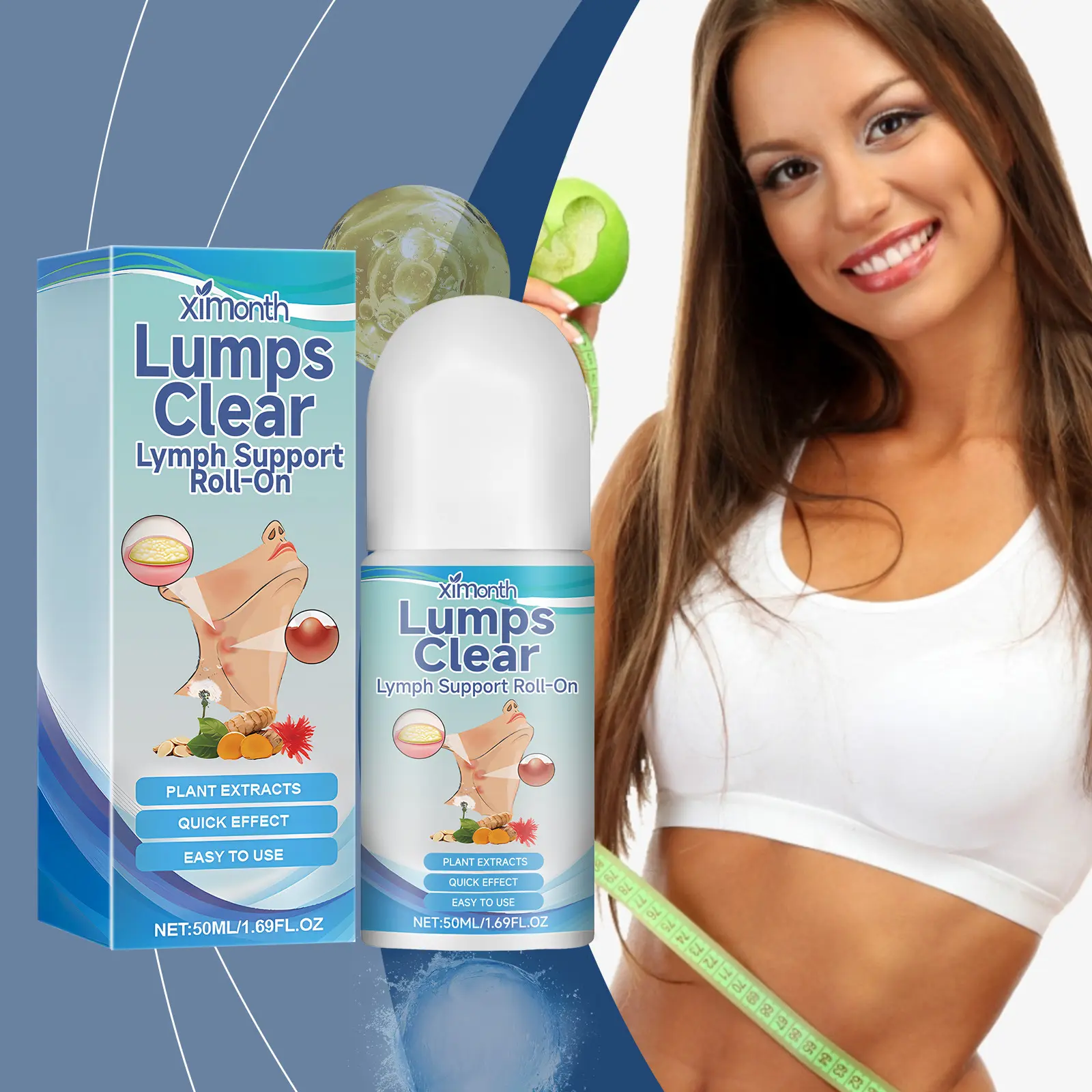 Body Roller Ball Liquid Gentle Moisturising Relief Repair Le