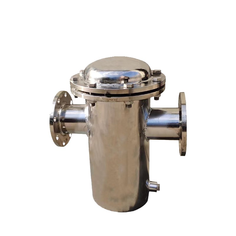 篮式过滤器 不锈钢管道用直通式快开吊环碳钢工业t型提蓝式过滤器