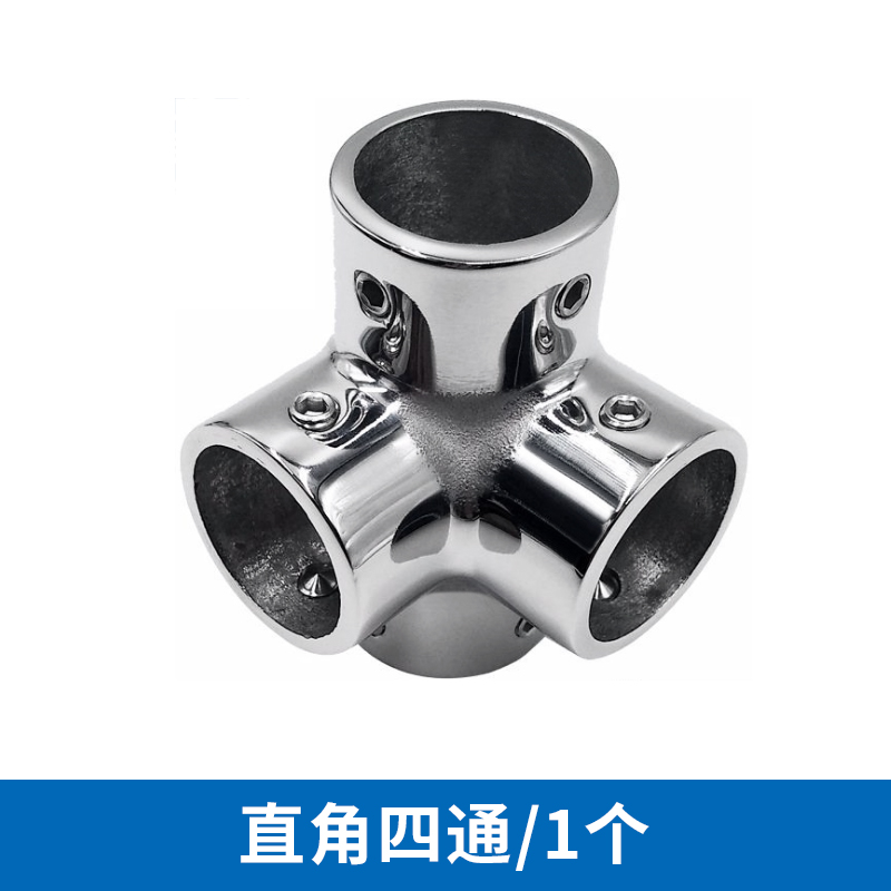 316不锈钢抛光25钢管连接件平三通直角弯头22圆管法兰座接头配件