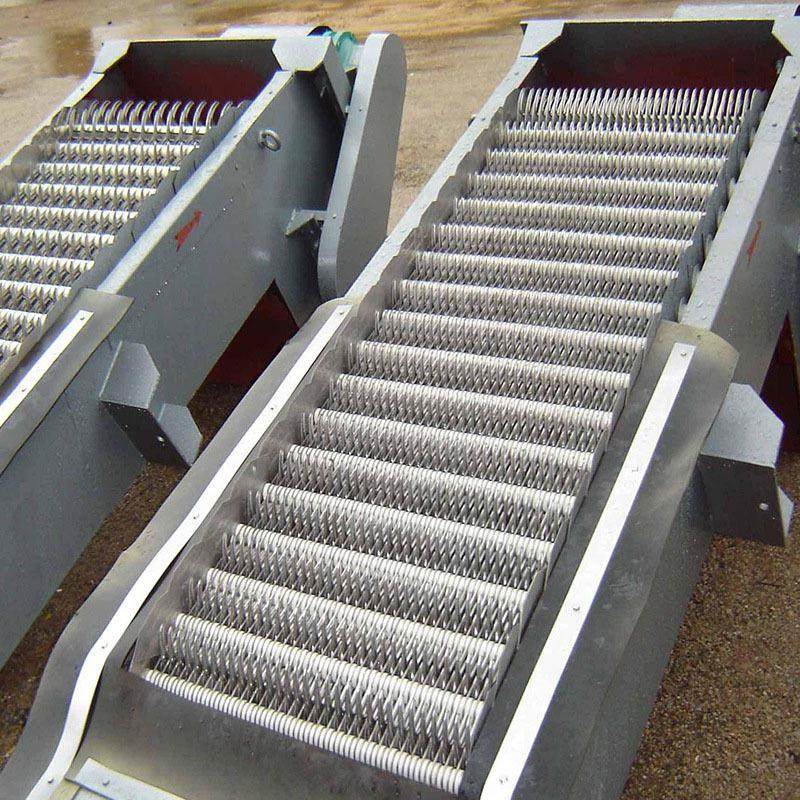 回转式格栅机双栅式齿耙格栅除污机旋转式格栅机纺织造纸污水设备