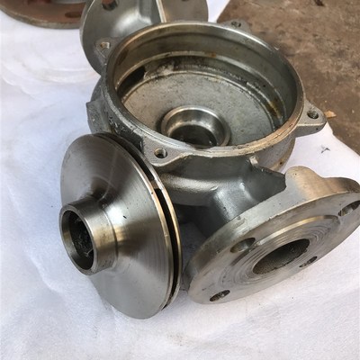管道离心泵不锈钢泵体叶轮泵盖机械密封水泵配件铸铁系列厂家直销