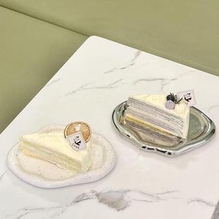 饰托盘 ins创意轻奢异形早餐盘碟子家用餐桌水果点心饰品收纳装