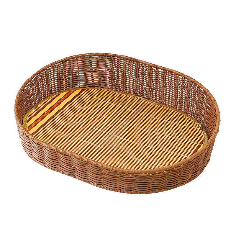 新疆包邮猫窝藤编四季通用夏天睡觉床手工编织猫窝小型犬狗窝宠物