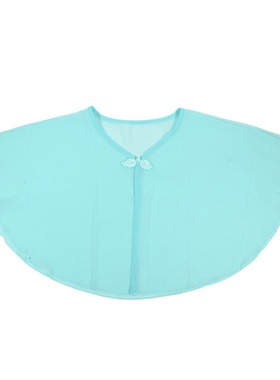 Chiffon shawl women skirt paired with short loose fitting sh