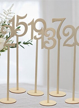 Wooden Seat Digital Creative Wooden Seat Plaque Wedding Tabl