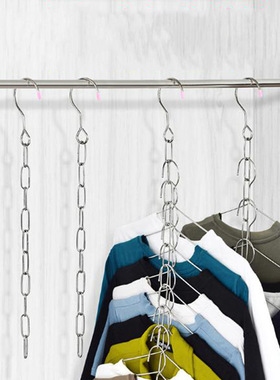 Multi functional stainless steel clothesline wardrobe storag