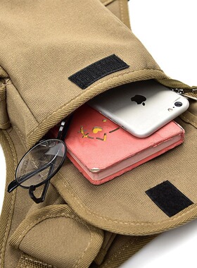 Creative canvas waist and leg bag outdoor tactical multifunc