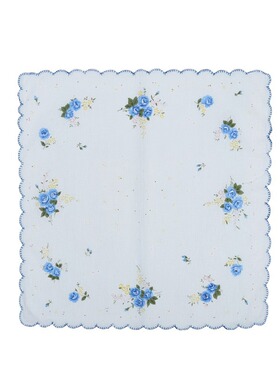 3pcs small floral countryside style crescent edge women prin