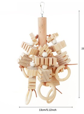 Large and medium-sized toy birds toy products made of wood g