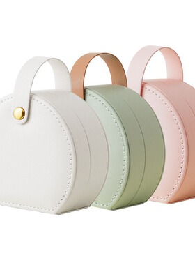 Creative jewelry box handbag necklace ring earring travel ac
