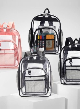 PVC backpack outdoor backpack men and women large capacity b