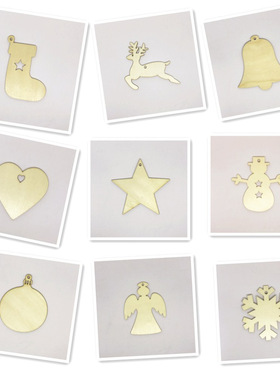 Wooden handicrafts Christmas snowmen wooden furniture home C