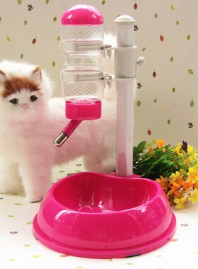 Pet automatic dual-purpose feeder water dispenser dog food c